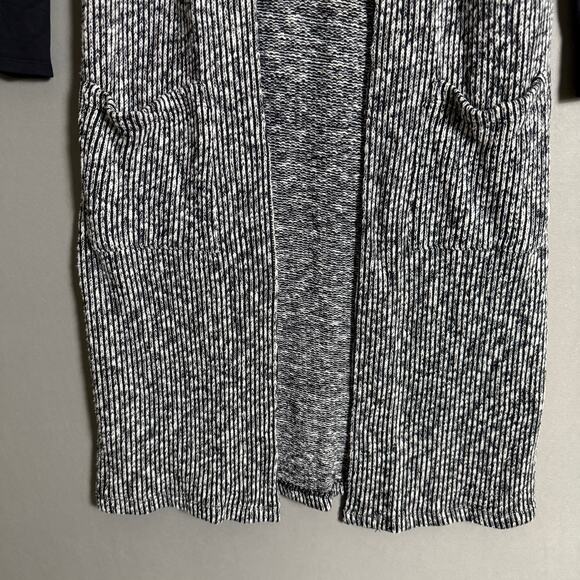 Anthropologie Dolan sz S gray black open cardigan NWT - Picture 3 of 9